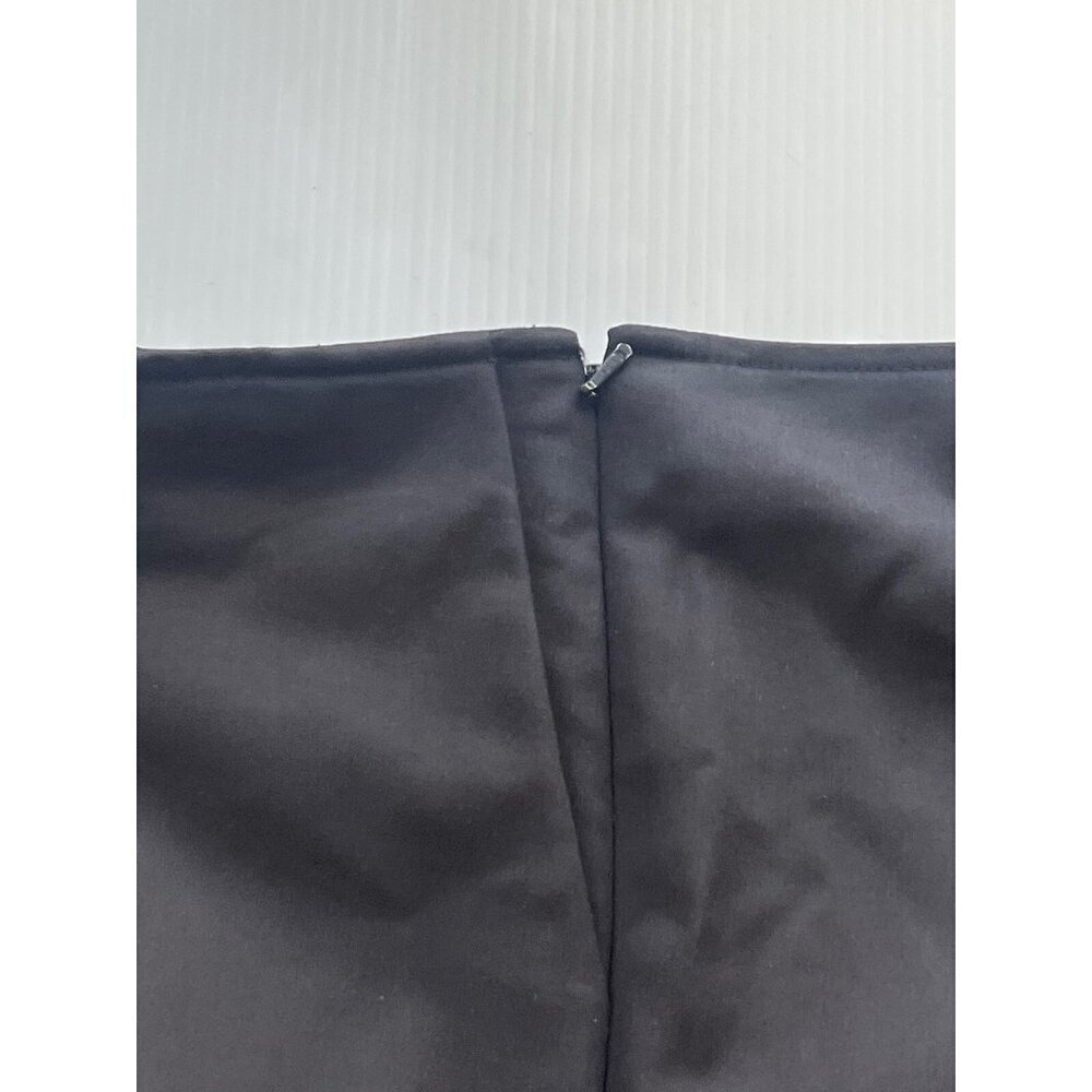 Emerson Rose Women's Black Knit Twill Woven Ankle Slim Pants Trousers Size 4 - Picture 4 of 14
